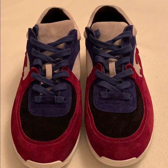 CHANEL Other - Chanel  CC Logo Cruise 19 Suede Sneakers